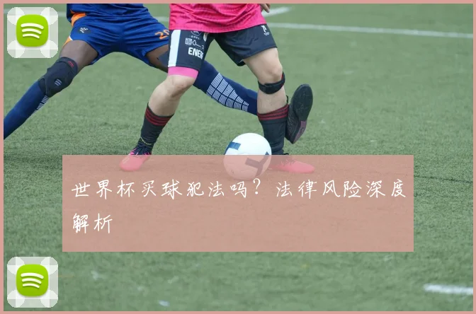 世界杯买球犯法吗？法律风险深度解析