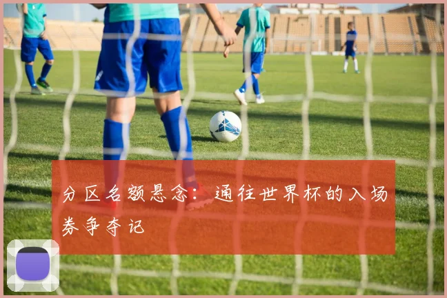 分区名额悬念：通往世界杯的入场券争夺记